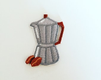 Bright Red Cherry Embroidered Iron-On Patch – Rockabilly / Punk Style (#62)