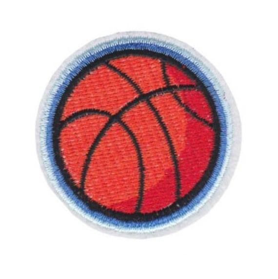 Basketball Ironon Patch Sport Ball Badge DIY Embroidery Etsy