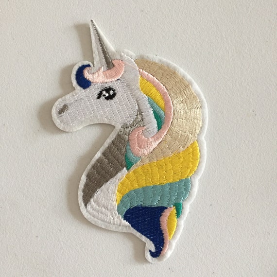 Sew On Embroidered Patch Appliqués Badge Unicorn Iron