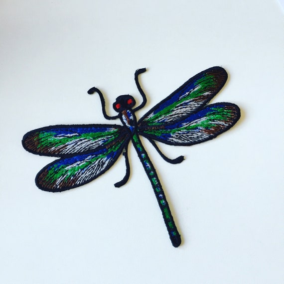Iron on Dragonfly Patch Iron on Dragonfly Patch