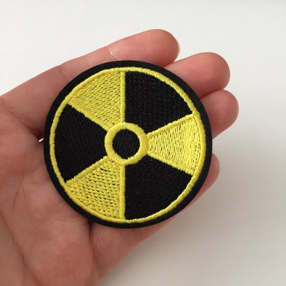 Toppa Termoadesiva Con Simbolo Di Pericolo Nucleare, Toppa Da - Foto 7