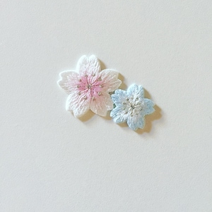 Sakura Flower Stick-On Patch: Japanese Cherry Blossom Applique