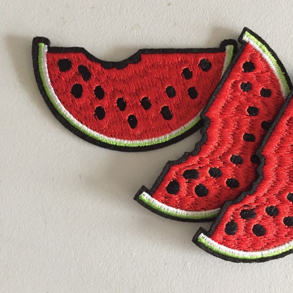 Backpacks Melon Fruits DIY Iron On Embroidered Sew On Applique Watermelon Patch Shirts for Jackets Backpacks Melon Fruits DIY Iron On Embroidered Sew On Applique Watermelon Patch Shirts for Jackets