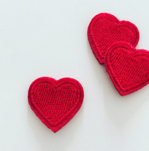Catch The Patch - Toppa Termoadesiva A Cuore 'I Love You' - Ricamo 3D, Misura 5,1 X 7,1 Cm - Per Stoffa, Jeans, Borse, Giacche - Istruzioni Incluse