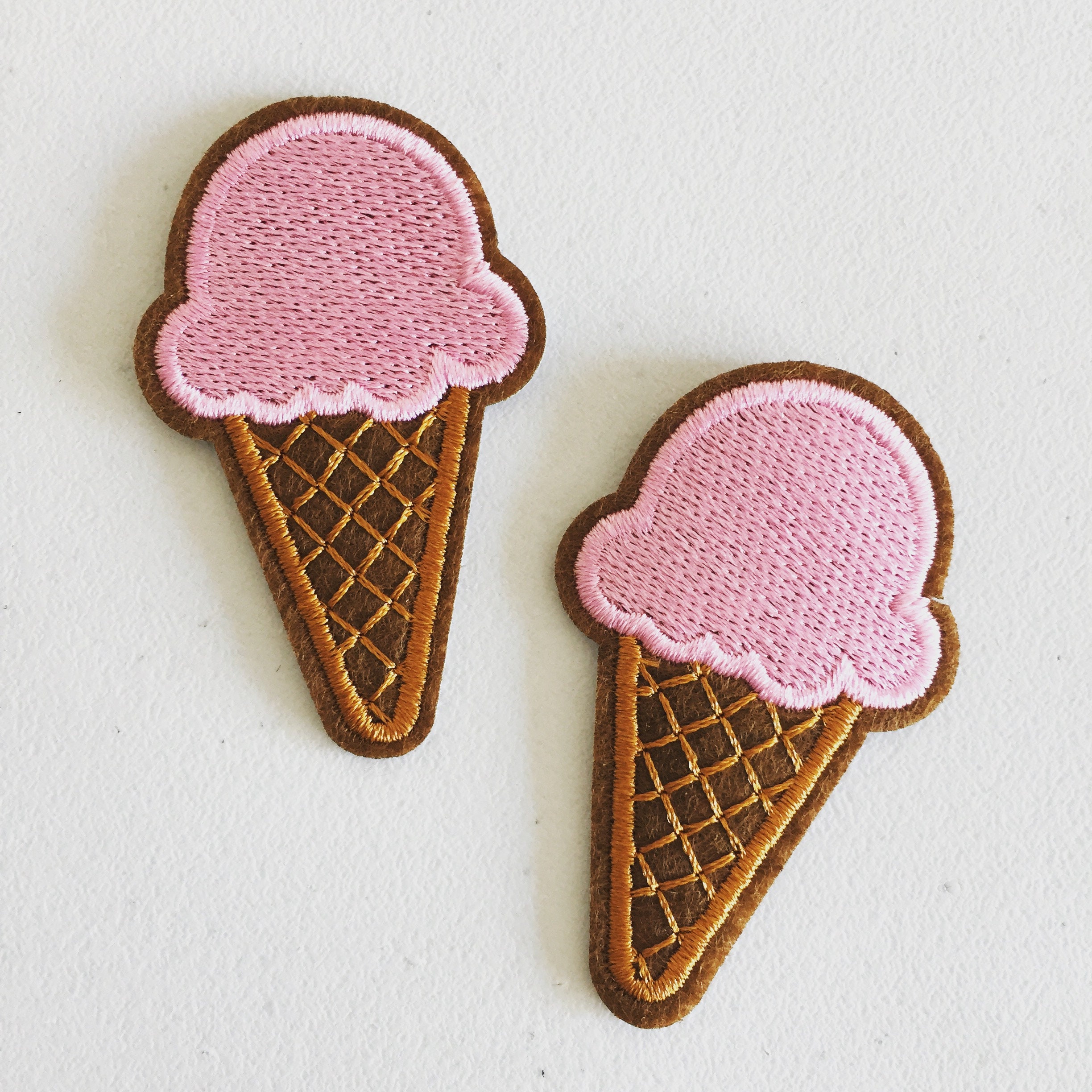 Cute Calico Cat on Fluffy Ice Cream Cone Iron on Patch, Embroidery Patch,  Cute Kawaii Patch, Sew on Patch, Craft Supply, DIY Patches 11 