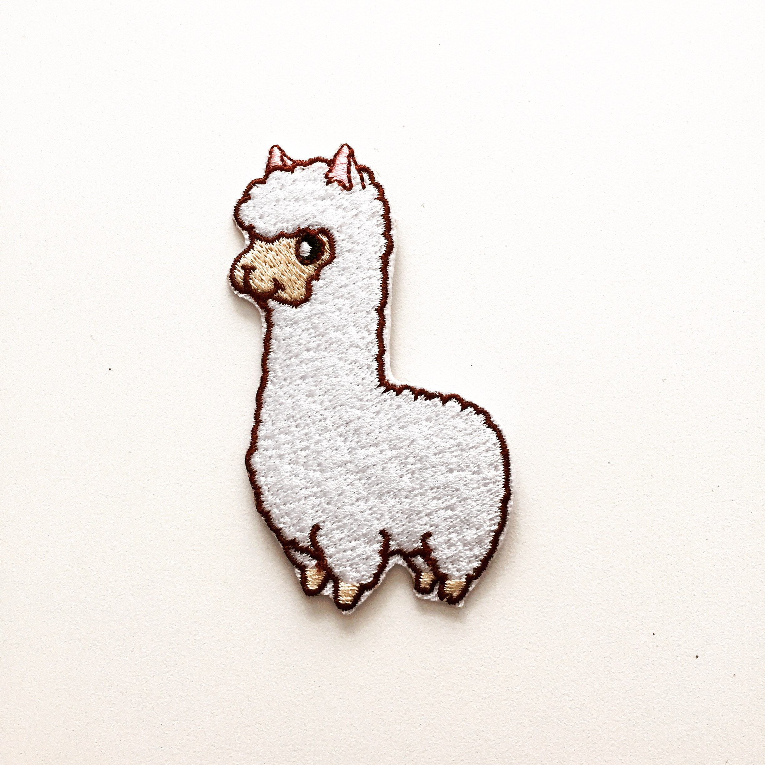 Succulent Alpaca Embroidered Iron-On Patch - Llama Patch For Jeans – Wild  Whimsy Woolies