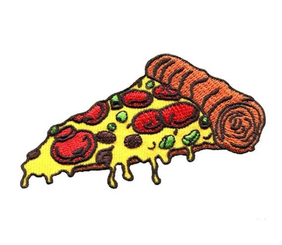 Pizza Slice Stick On Chenille Patch Pizza Slice Stick On Chenille Patch