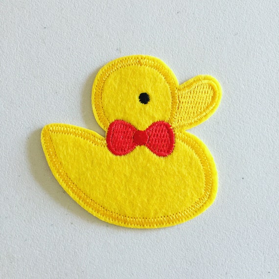 Yellow Duck Iron-On Patch Ducky Toy Badge Kids - Etsy España