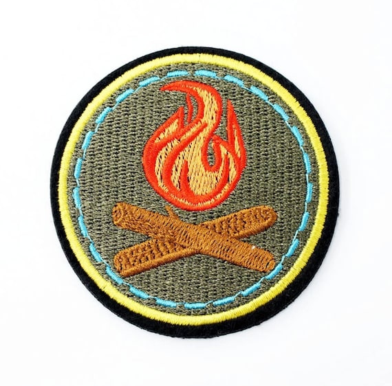 Campfire Iron-on Patch, Fire Flame Badge, Camping Patch, Decorative Patch,  DIY Embroidery, Embroidered Applique, 90s Pop Culture Gift - Etsy