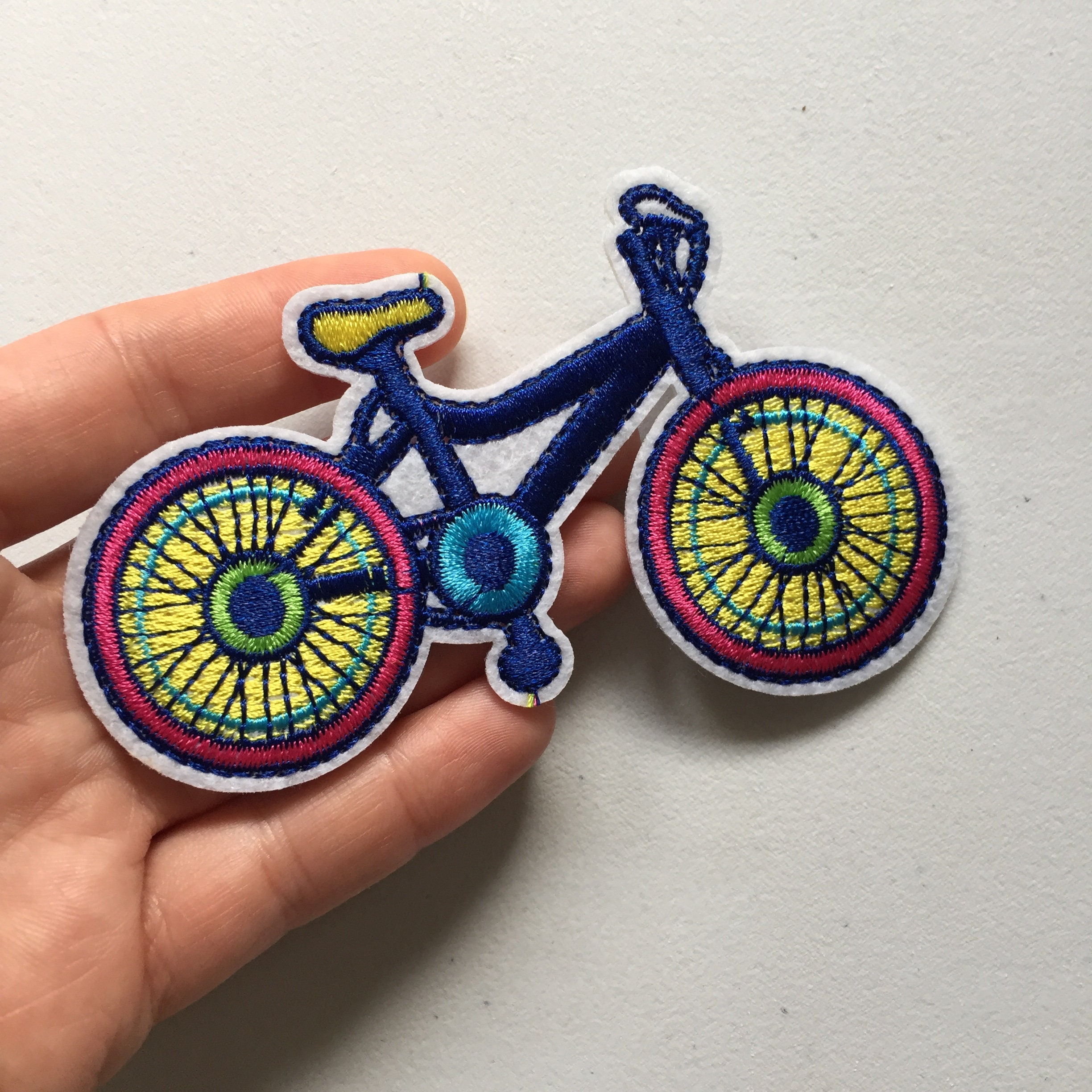Bicycle Ironon Patch Bike Ride Badge Bike Decorative Patch Etsy UK