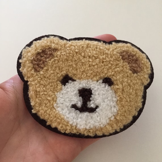 PatchMommy Embroidered Teddy Bear Patch - 9x7.5cm Iron On Or Sew On Applique For Kids Clothes & Crafts