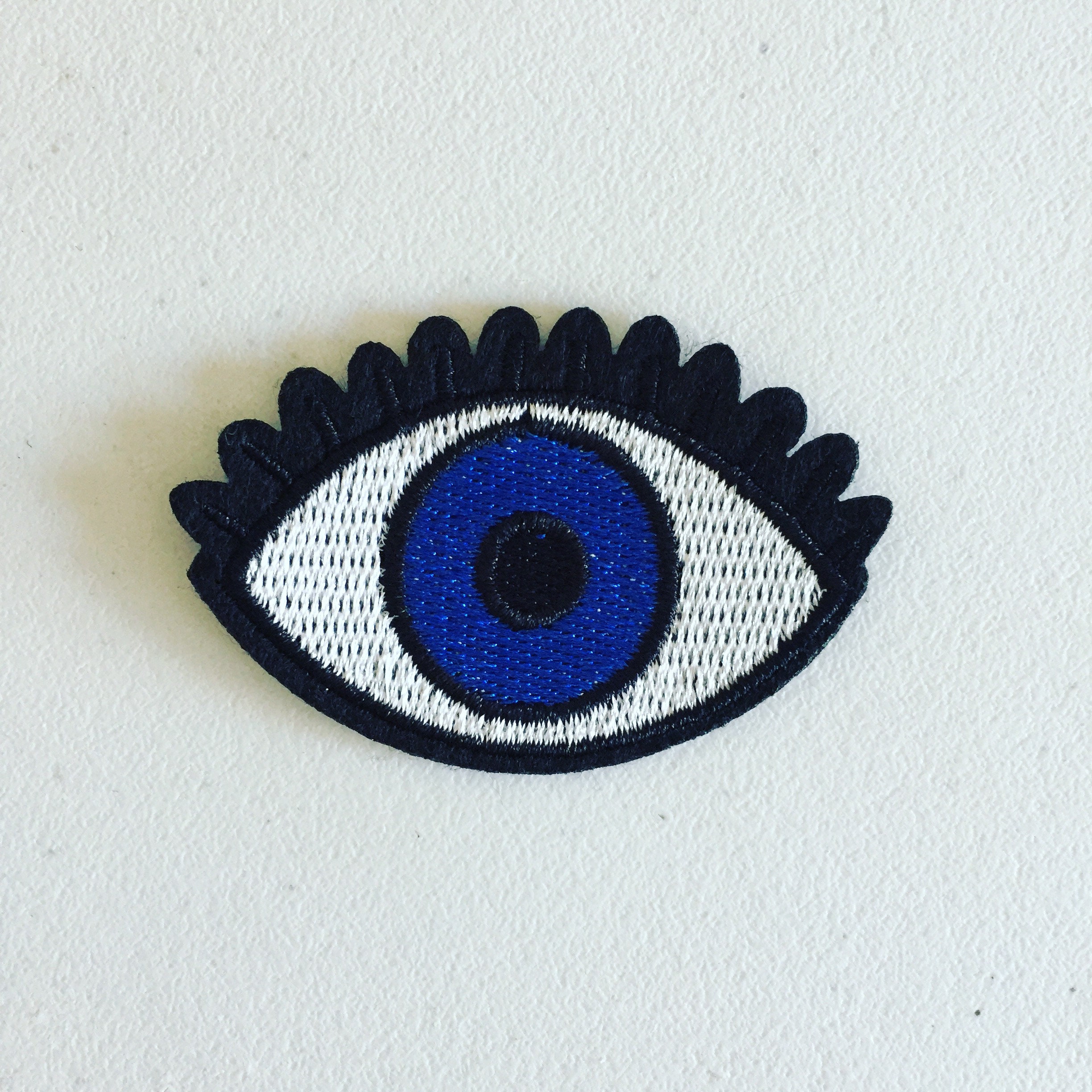 Evil Eye Iron-On Patch, Eyeball Applique Motif, Amulet Decorative Patch,  Third Eye Sew On Patch, DIY Embroidery, Embroidered Applique