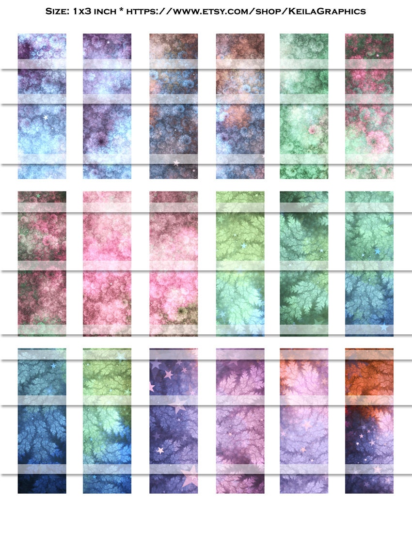 Digital Collage Sheet Instant Download Rectangle Size - Etsy