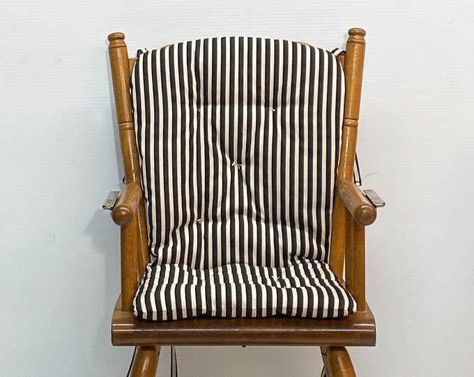 old style wooden high chair