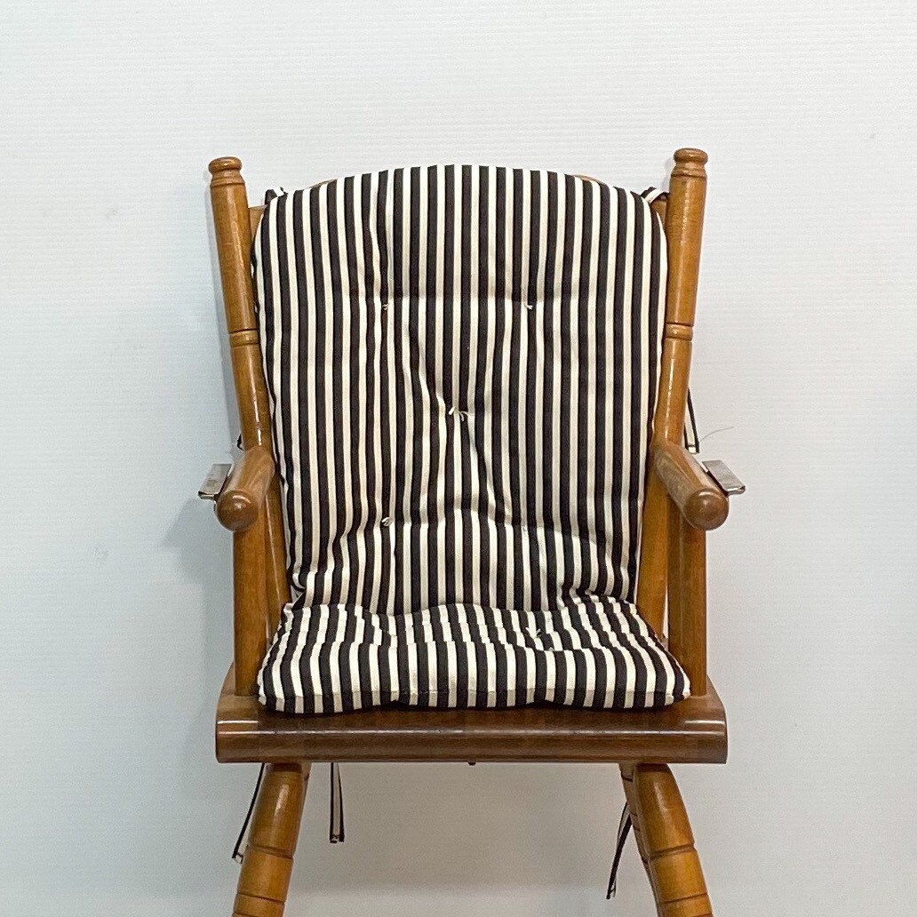 old style wooden high chair