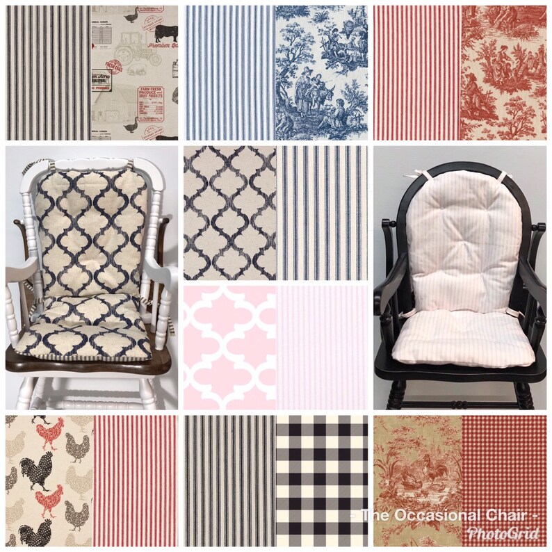 Highchair Cushion For Vintage Wooden High Chairs Custom Made Image 0