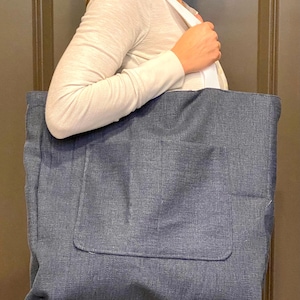 Reversible Tote Bag, Beach Bag, Sports Bag, Day Bag, Occasional Bag, Extra Large