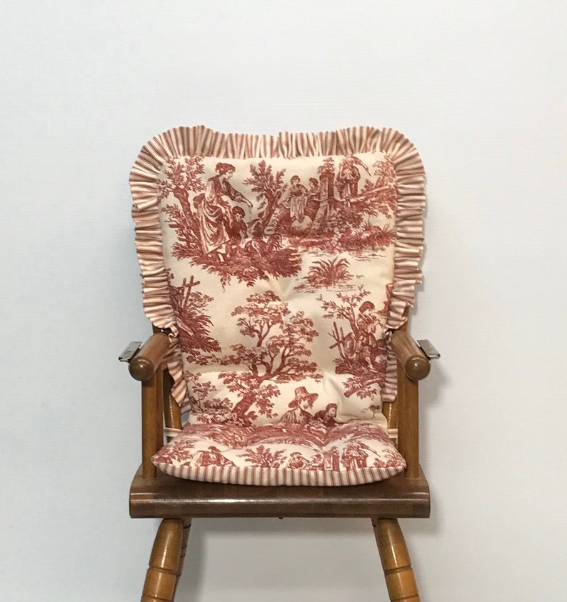 High Chair Cushion for Vintage Wooden High Chairs Reversible | Etsy