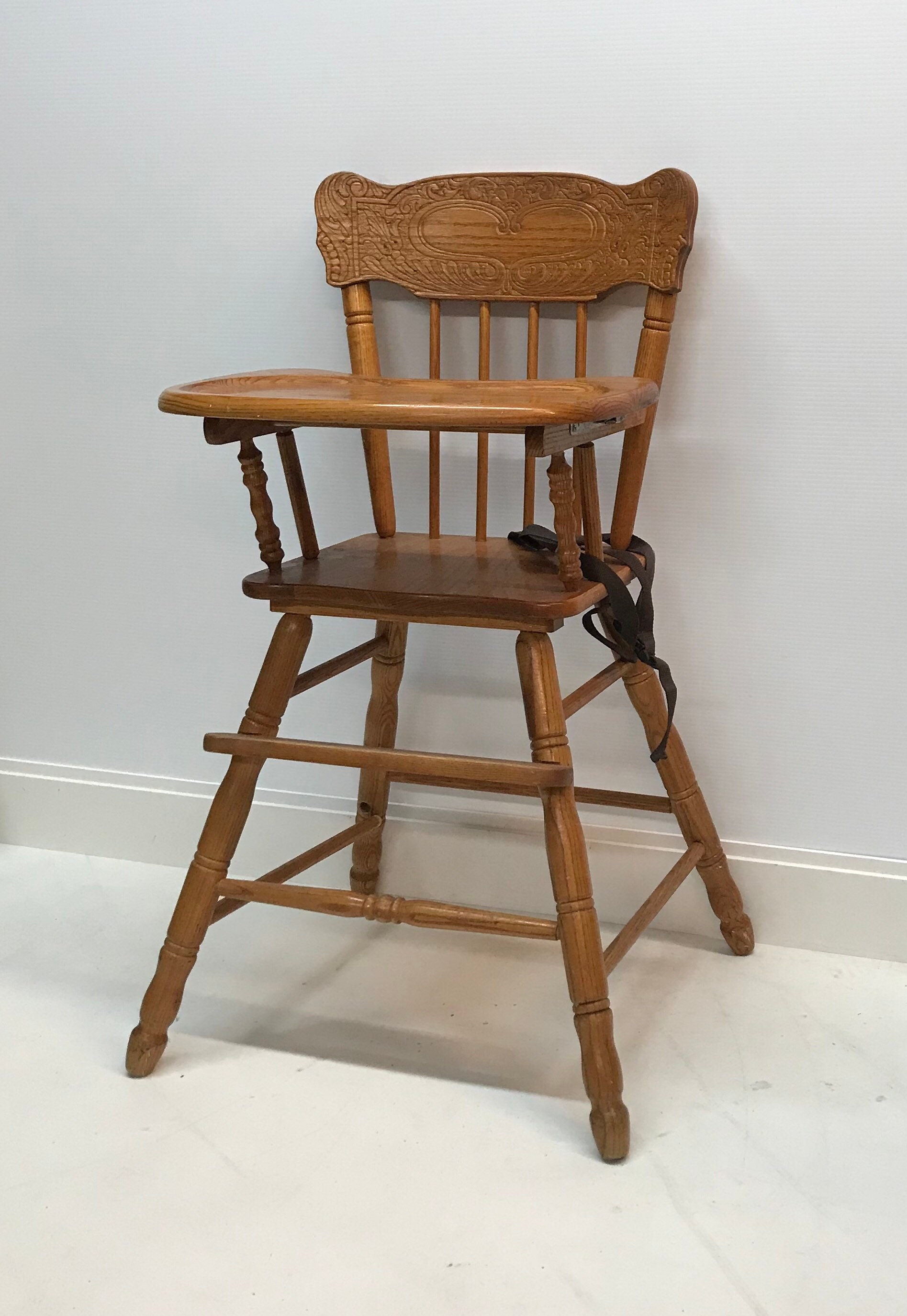 Vintage Wooden High Chairs Available for Custom Finish | Etsy