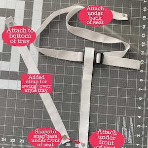 Highchair Replacement Safety Straps image 2