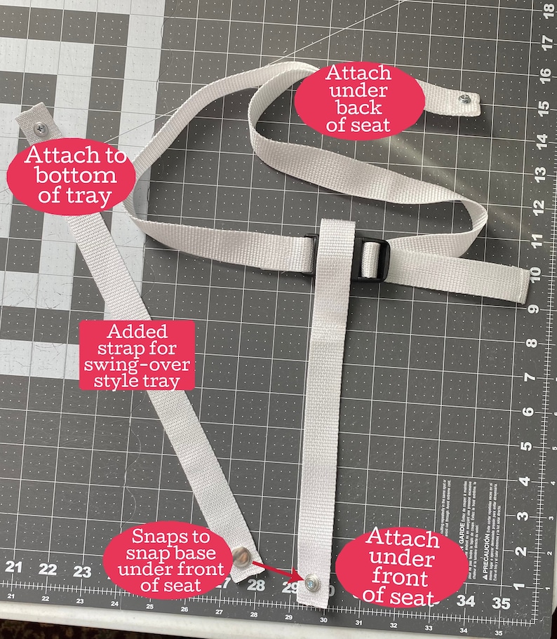 Highchair Replacement Safety Straps image 2