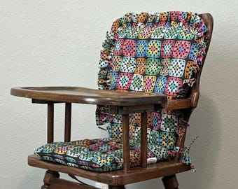 Kinderstoelkussen, op maat gemaakt voor je vintage houten kinderstoel