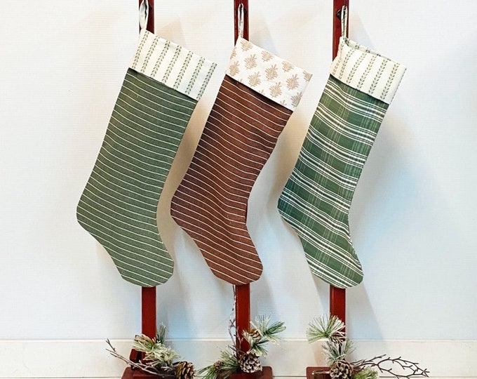 Christmas Stockings - Extra Large - Old Fashioned Fabrics Collection
