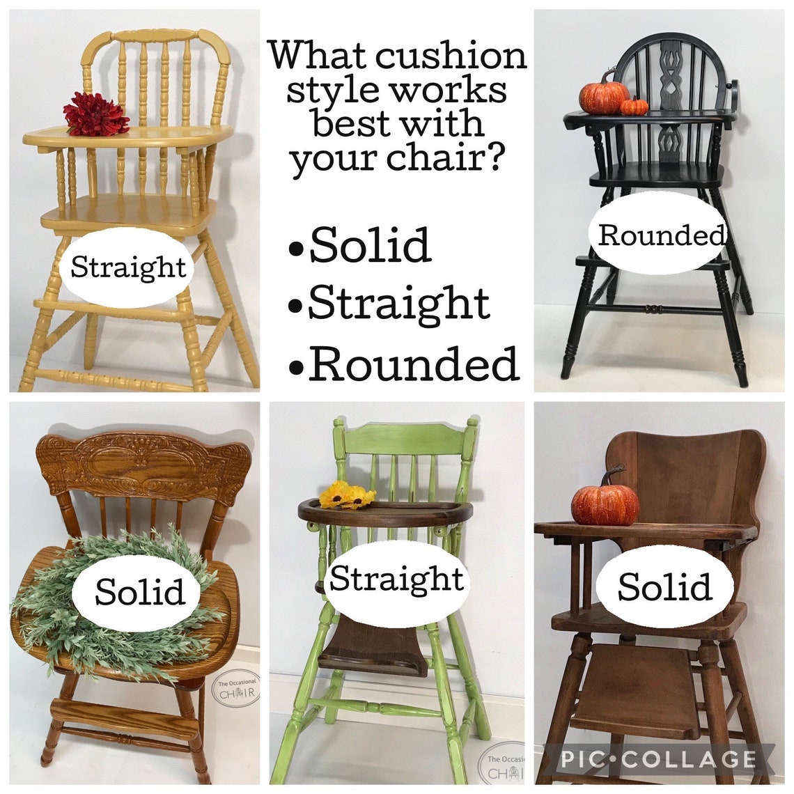 High Chair Cushion for Wooden High Chairs Custom Made Etsy