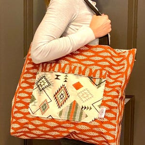 Reversible Tote Bag, Oversized Beach Bag, Sports Bag, Day Bag, Occasional Bag, Extra Large