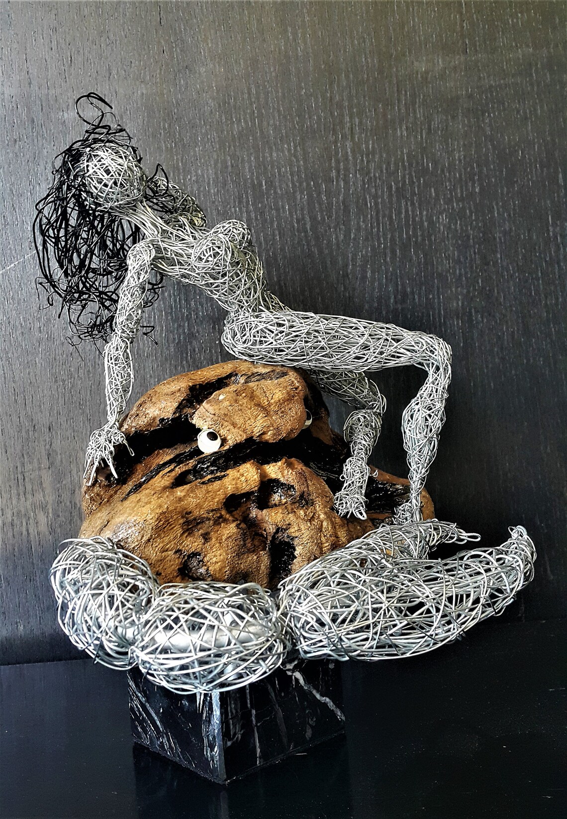 Cancer Wire Sculpture Zodiac Sign Statue Unique Metal Art Etsy Canada
