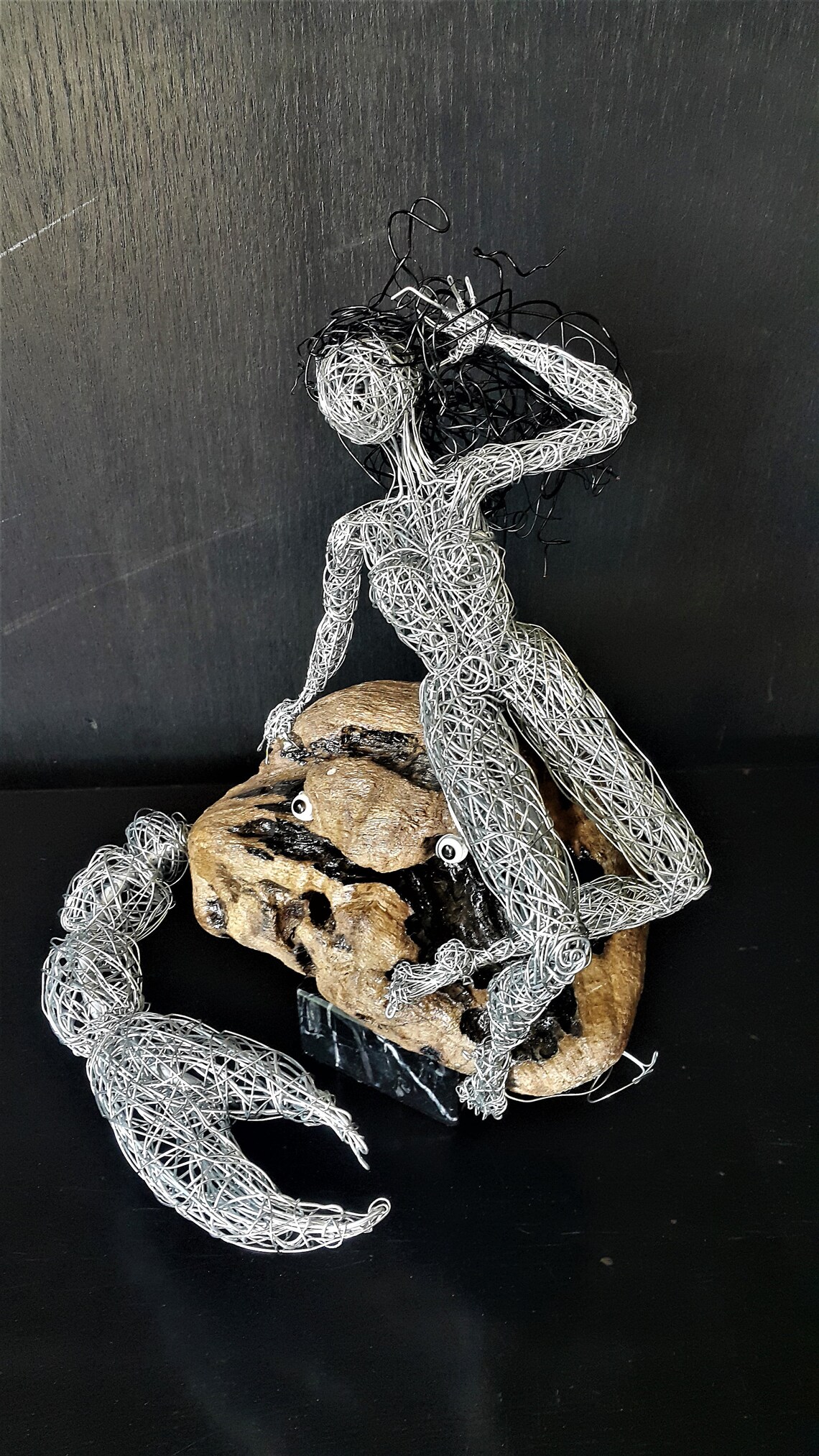 Cancer Wire Sculpture Zodiac Sign Statue Unique Metal Art Etsy Canada