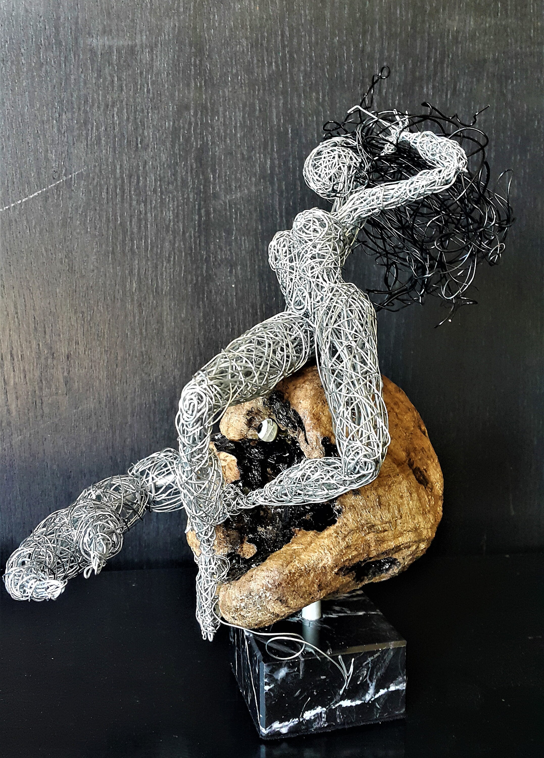 Cancer Wire Sculpture Zodiac Sign Statue Unique Metal Art Etsy Canada