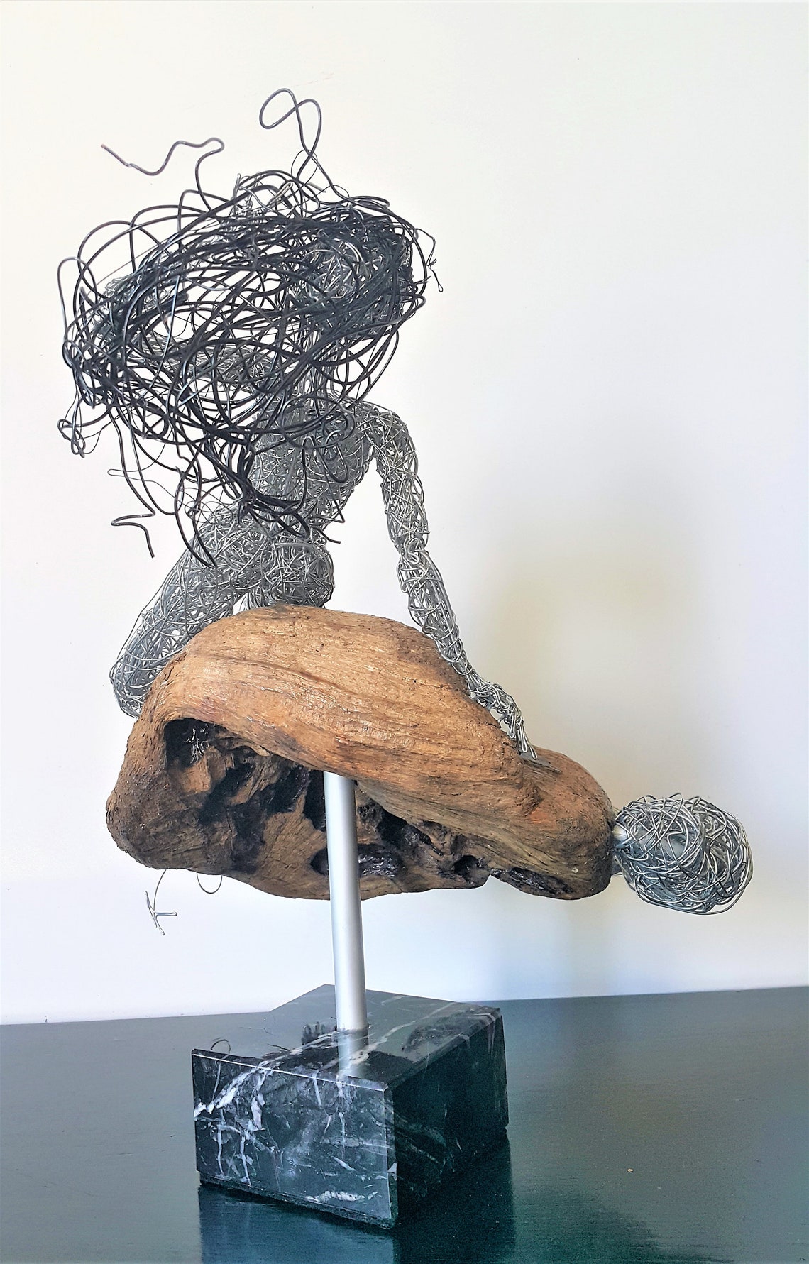 Cancer Wire Sculpture Zodiac Sign Statue Unique Metal Art Etsy Canada