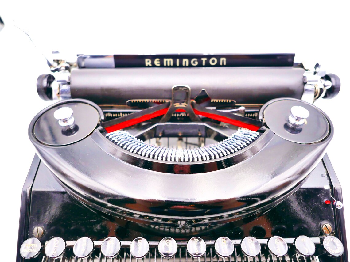 Vintage Typewriter Revised New Ribbon 1932 Remington Noiseless Etsy