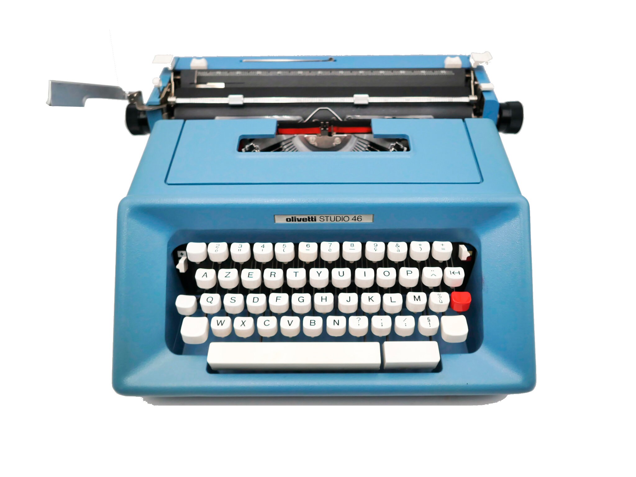 Machine À Écrire bleue