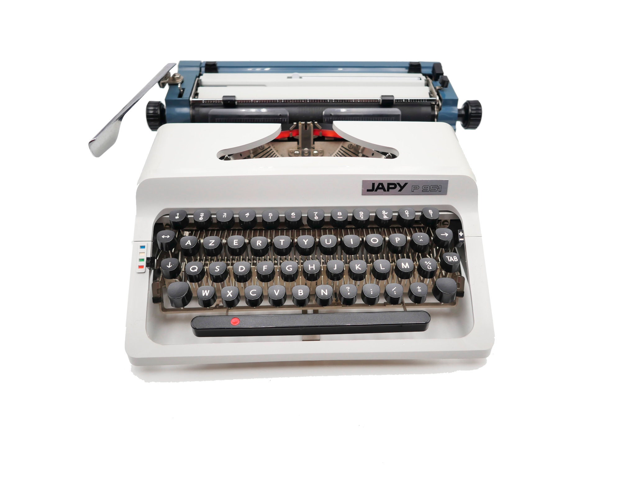 Machine à Écrire Vintage Révisée Ruban Neuf Japy P 951