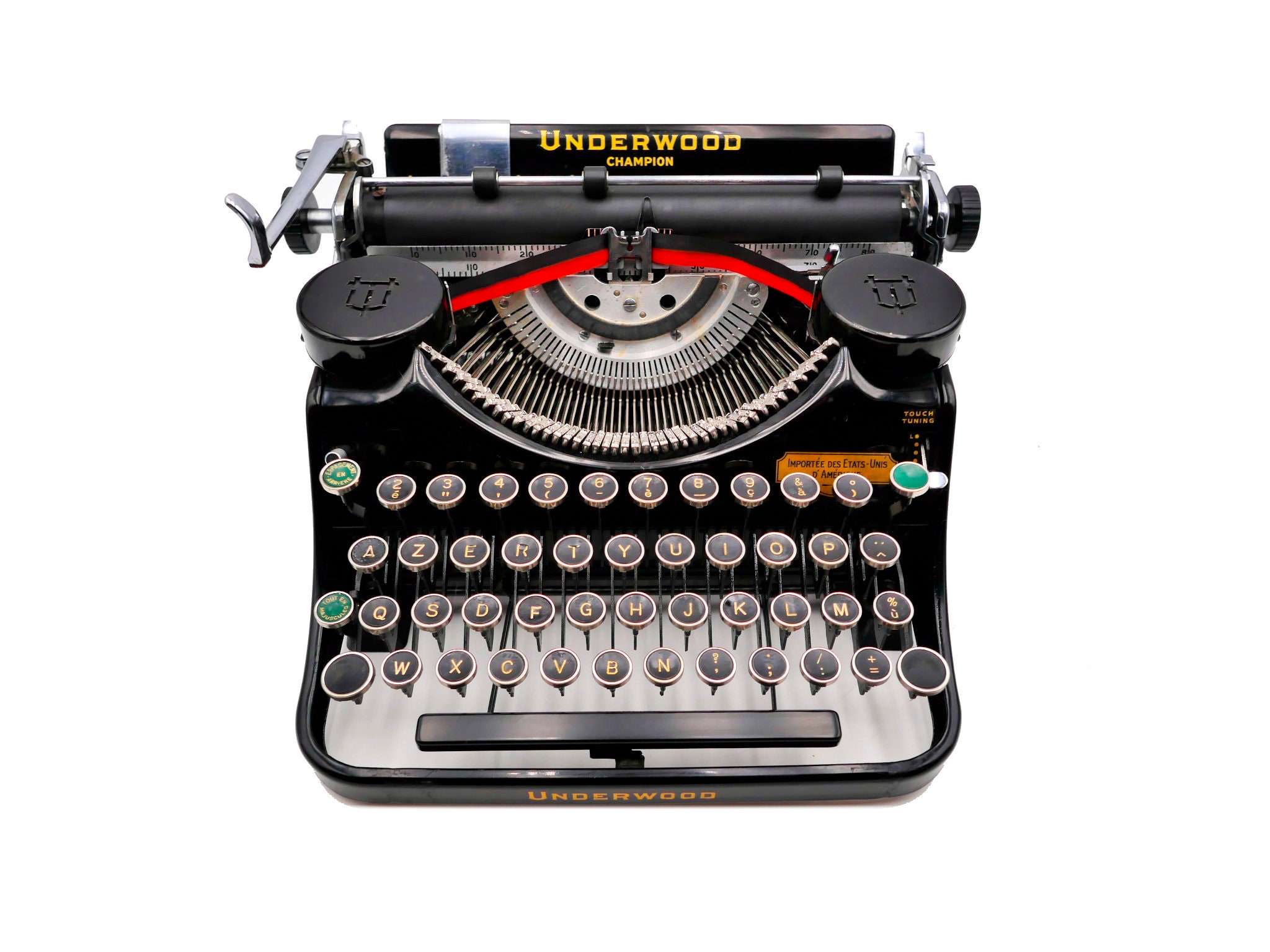 Underwood Champion USA typewriter revised new | Etsy