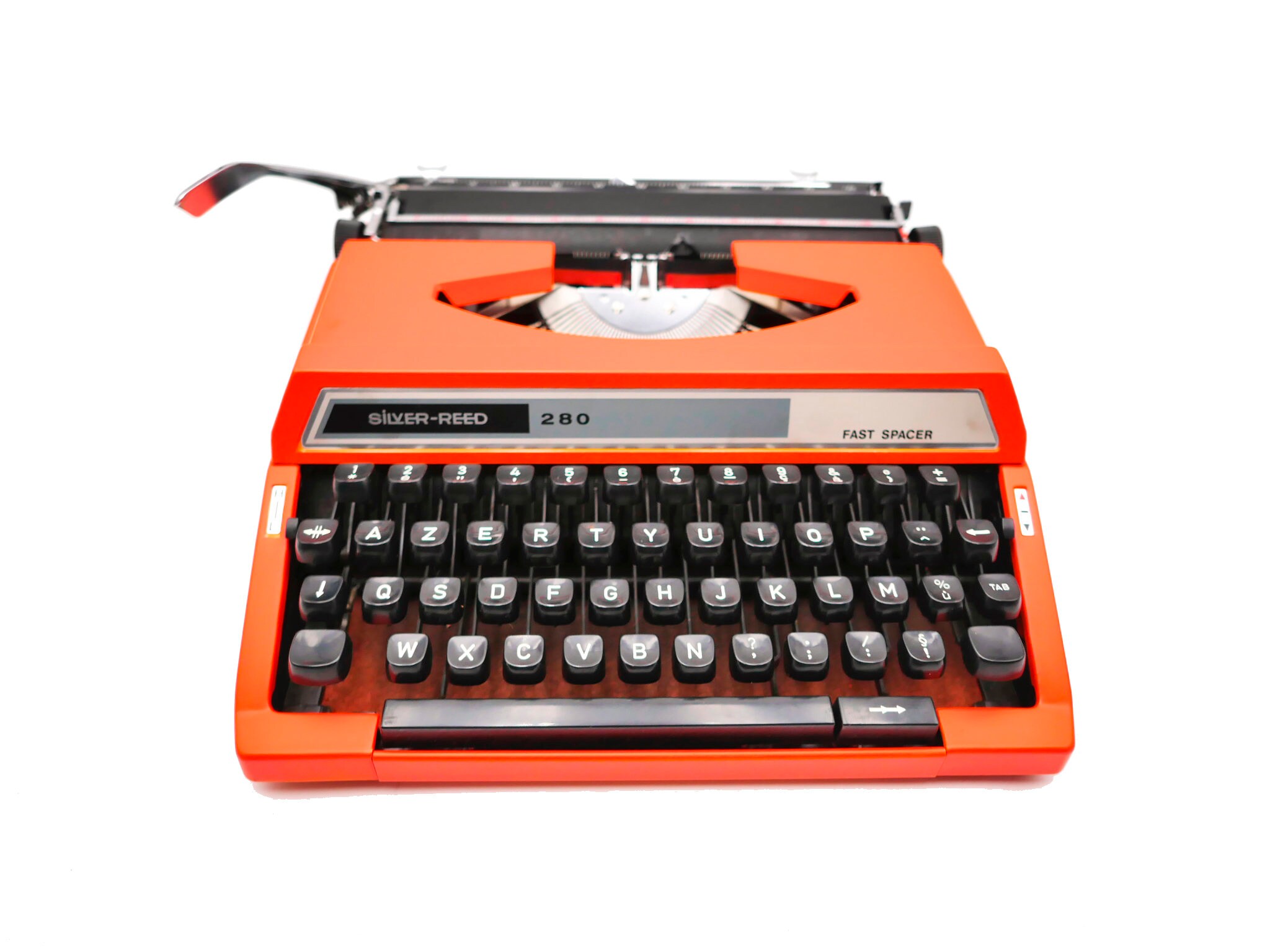 Machine à Écrire Silver Reed 280 Fast Spacer Révisée Ruban Neuf #iconic
