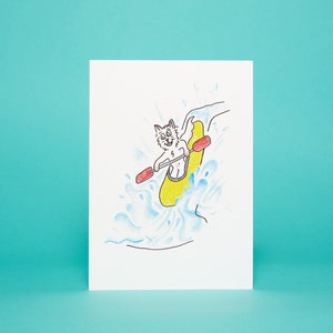 Coole kattenkaarten - Ga met de stroom mee!