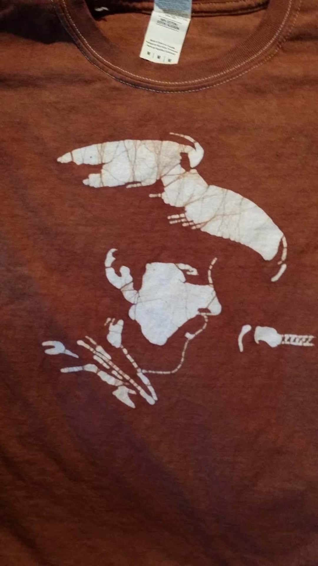 90s grateful dead PIGPEN グレイトフルデッド ＴシャツＭ Grateful Dead Pigpen Ron Mckernan Hand Made Brown Batik T