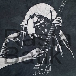 Jerry Garcia hand made batik.