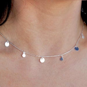 Halskette aus Sterlingsilber - Boho Minimal Geschenk für Sie