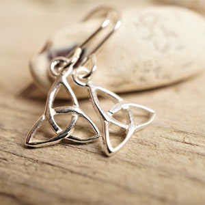 Triquetra Sterling Silver Earrings * Celtic earrings * Trinity knot