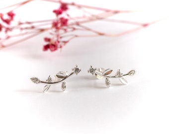 3 Paia Orecchini A Perno In Argento 925 Con Zirconia Cubica - Mini Taglie 3, 4, 5 Mm - Ipoallergenici Per Cartilagine E Naso