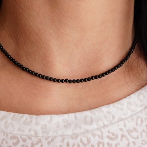 Black Onyx Necklace * Black jewellery * Onyx necklace * Black necklace