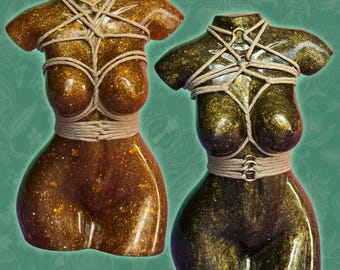 Shibari Resin Bust - custom made to order