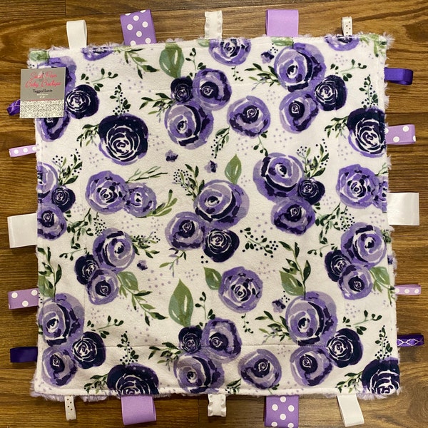 Personalized Boho Lavender Roses Tagged Lovie