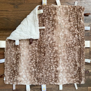 Personalized Fawn Cappuccino Tagged Lovie