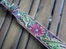 Dog collar Gerbera hand tooled, hand carved, sheridan, western, floral vegetable tanned leather 