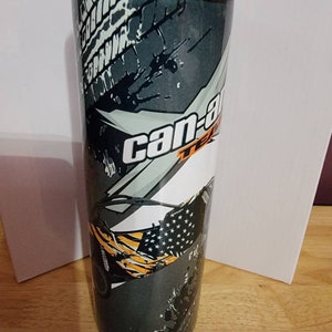 20 oz sublimated travel tumbler can am